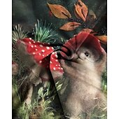 ieftine Vârfurile animalelor-hanorac de damă mărime plus pulover grafic animal stradă casual sport de bază gât rotund top cu mânecă lungă micro-elastic toamna &amp;amp; țesătură moale și confortabilă pentru iarnă