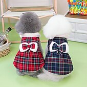 olcso Ruhák-Kutyák Macskák Ruhák Buli Édes stílus Tél Légáteresztő Mekano Mosható Kényelmes Karácsony Szabadtéri Alkalmi / Napi Kutyaruházat for bichon frisé Pomerániai törpespitz Kölyök kisállat Pillangó Small