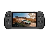 Недорогие Игровые консоли-Портативная игровая консоль powkiddy x55 со встроенными играми, ips rgb-экраном, 5,5 дюйма (256 г, 30 000 игр), идеальный подарок на рождественский день рождения для друзей и детей