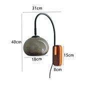 baratos Iluminação de Parede LED-Luzes de parede internas Sala de Estar Quarto Metal Luz de parede 110-120V 220-240V