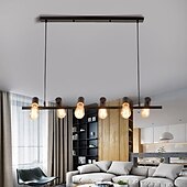 economico Luci a sospensione-lampada a sospensione a led linea design 100/120 cm metallo stile artistico lampadario moderno moderno semplice nordico minimalista luce ristorante di lusso lungo tavolo da bar sala da pranzo 110-120