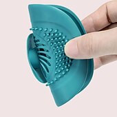 ieftine Produse de curatat-Dop din silicon pentru chiuveta de bucatarie filtru de dus capac de scurgere dop sita pentru chiuveta scurgere de pardosea prindere par accesorii de baie