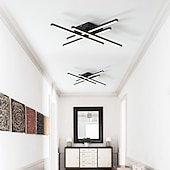 baratos Candeeiros de Teto-4-luz 6-luz 61/85/120 cm Design de Cluster Design de Linha Formas geométricas Luzes de Tecto Alumínio Linear Geométrico Minimalista Acabamentos Pintados LED Moderno 110-120V 220-240V