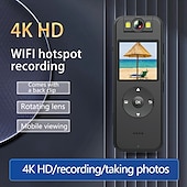 رخيصةأون كاميرات شبكات IP خارجية-CS09 كاميرا IP 4K مصغرة WIFI إذن بالدخول عن بعد إعداد المحمي واي فاي دقة عالية كاملة في الخارج الدعم