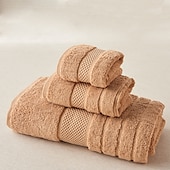 baratos Toalhas-toalhas 1 pacote de toalha de banho média, algodão fiado em anel, toalhas de secagem rápida, leves e altamente absorventes, toalhas premium para hotel, spa e banheiro
