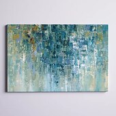 economico Quadri astratti-pittura a olio 100% fatto a mano dipinto a mano arte della parete su tela pietra verde moderna astratta decorazione della casa arredamento arrotolato tela senza cornice non allungata