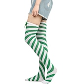 preiswerte Weihnachtsmütze &amp; Zubehör-Weihnachtsmann Elf Strümpfe / Strumpfhosen Damen Weihnachten Silvester Heiligabend Weihnachten Erwachsene Weihnachten Silvester Socken