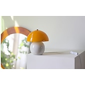 baratos abajur-Lâmpada de cogumelo candeeiros de mesa de cristal led luzes noturnas lâmpada de cabeceira usb lâmpada de 3 cores para sala de estar restaurante quarto mesa de jantar 110-240v
