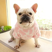billiga Pyjamas-Hund Katt Tröja Pyjamas Mode söt stil Vinter Varm Mjuk Tvättbar Bekväm Utomhus Inomhus Ledigt / vardag Hundkläder for Bichon Frisé Pudel Pommeran valpen eller det lilla husdjuret Fjäril