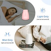 cheap Humidifiers &amp; Dehumidifiers-Portable Colorful Lights H2o Spray Cool Mist Humidifier Double Wet Aroma Essential Oil Diffuser Usb Rechargable Minicar Home Air Humidifier