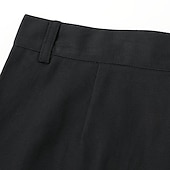abordables Chinos-Homme Pantalon Chino pantalon été Pantalons décontractés Zippé Plein Confort Respirable Casual du quotidien Vacances Mode basique Noir Kaki