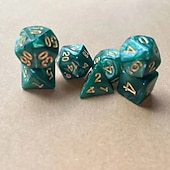 Недорогие игры и аксессуары-Многосторонние игральные кости, набор из семи частей дракона и настольная игра в жанре подземелья, беговая группа, трипг