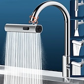 economico Accessori per rubinetti-accessorio rubinetto a cascata, rubinetto da cucina a cascata rubinetto universale da cucina per bagno multifunzione 4 in 1 filtro testa spruzzatore girevole a 360 gradi