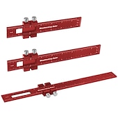 economico Attrezzi di misurazione-migliora la tua lavorazione del legno con questo righello tascabile di precisione: righello calcolatore in alluminio con misure in pollici e metriche, tracciatura di tipo T e strumento di layout