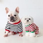 abordables Pijama-Perros Gatos Pijamas Moda Estilo lindo Invierno Suave Lavable Cómodo Navidad Exterior Casual Diario Ropa para perros for Bichón Frisé Caniche Pomerania Animal doméstico del bebé Mariposa