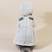 billige Frakker-Hunder Katter Frakker Jakke Mote søt stil Vinter Myk Vaskbar Bekvem utendørs Feriereise Bursdag Hundeklær for Bichon Frisé Puddel Pommeran ungt kjæledyr Sommerfugl