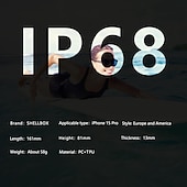 Недорогие Чехлы для iPhone-Чехол для iPhone 15 Pro Max Plus iPhone 14 Pro Max Plus iPhone 13 Pro Max водонепроницаемый чехол со съемной защитой полнрошного двойного стороннего доспеха ABS+PC