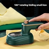 お買い得  家庭用器具-ミニポータブル小型アイロン180度回転可能折りたたみ式ハンドヘルドアイロン機自宅でのドライおよびウェットアイロン用の高速加熱サポート自宅や出張での小型電気アイロンに適しています