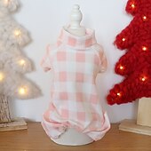 billiga Pyjamas-Hund Katt Pyjamas Mode söt stil Vinter Mjuk Tvättbar Bekväm Inomhus Ledigt / vardag Hundkläder for Bichon Frisé Pudel Pommeran valpen eller det lilla husdjuret Fjäril
