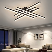 baratos Candeeiros de Teto-4-luz 6-luz 61/85/120 cm Design de Cluster Design de Linha Formas geométricas Luzes de Tecto Alumínio Linear Geométrico Minimalista Acabamentos Pintados LED Moderno 110-120V 220-240V