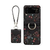 levne Pouzdra pro Samsung-telefon Carcasă Pro Samsung Galaxy Z Flip 7 Z Flip 6 Z Flip 5 Z Flip 4 Z Flip 3 Pouzdro na peněženku Magnetické s poutkem na zápěstí Slot pro kartu Retro TPU PU kůže