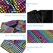 halpa Asusteet-Retro / vintage 1970 luku Asut Juhla-asu Normaali Hippi Disko Naamiaispuku Miesten Joulu Halloween Karnevaali Tanssiaiset Klubi Pride-paraati Aikuisten Pusero Housut Lisää tarvikkeita Kaikki