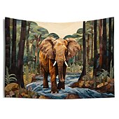 economico arazzi animali-elefante dipinto appeso arazzo arte della parete grande arazzo decorazione murale fotografia sfondo coperta tenda casa camera da letto soggiorno decorazione
