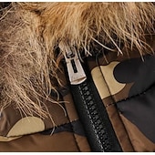 billiga Pojkars dunjacka och parka-Barn Pojkar Ner Hoodiejacka Ytterkläder Pufferjacka för barn Ensfärgat Långärmad Dragkedja Täcka Ledigt Bomull Förtjusande Dagligen Svart Armégrön Vår Höst 7-13 år