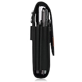 billige universal telefonveske-vertikal nylon dobbel lomme telefon hylster veske belteklips veske holder oxford klut sport mobiltelefon bag dobbel delt design power bank organisator øretelefon lagringskort lagring