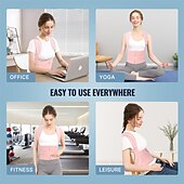 cheap Braces &amp; Supports-Back Brace Posture Corrector for Women: Shoulder Straightener Adjustable Full Back Support Upper and Lower Back Pain Relief - Scoliosis Hunchback Hump Thoracic Spine Corrector Pink Large