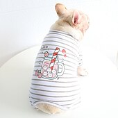 preiswerte Pyjama-Hunde Katzen Pyjamas Modisch Kuschelig Winter Weich Waschbar Komfortabel Innen Casual Hundebekleidung for Bichon Frise Pudel Spitz kleines Haustier Schmetterling