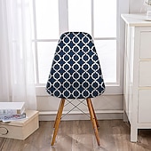 baratos Capa para Cadeira de Jantar-Capa elástica para cadeira de jantar, capa elástica para assento de jantar, cozinha, bar, hotel, cerimônia de casamento, banquete