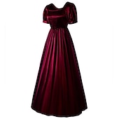 cheap Dresses-Victorian Medieval Renaissance Cocktail Dress Vintage Dress Tea Dress Prom Dress Women&#039;s Girls&#039; Costume Vintage Cosplay Party Masquerade Tea Party Dress