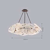 cheap Unique Chandeliers-LED Pendant Light 10 Lights 60/80/83cm Cluster Design Sputnik Design Chandeliers for Dining Room Bedroom Pendant Lamps 110-240V