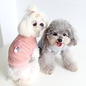 cheap Dog Apparel &amp; Accessories-Dog Cat Sweatshirt Fashion Cute Winter Soft Washable Comfortable Outdoor Casual Daily Dog Clothing for Bichon Frise Poodle Pomeranian Baby Pet Papillon