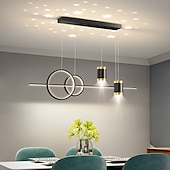 economico Luci Isola cucina-lampada a sospensione a led 100 cm dimmerabile design a grappolo forme geometriche lampada a sospensione in pvc classico elegante in lega di zinco contemporaneo moderno 110-240v