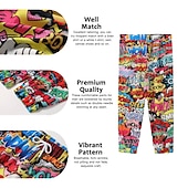 お買い得  メンズプリントスウェットパンツ-男性用 ジョガー ズボン サマーパンツ ビーチパンツ ドローストリング 弾性ウエスト レタード グラフィック 履き心地よい 高通気性 スポーツ・アウトドア カジュアル 日常 ストリートファッション デザイナー パープル グリーン マイクロエラスティック