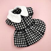 ieftine Rochii-Câini Pisici Rochii Modă Drăguţ Iarnă Απαλό Lavabil Comfortabil În aer liber Petrecere Îmbrăcăminte pentru câini for Bichon Frise Pudel Pomeran un Animalut Fluture
