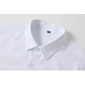 Męskie Koszula Koszule eleganckie Równina Ślub Biznes Jasnoniebieski Czarny Biały Czerwony Długi rękaw Klapa Wiosna i jesień Odzież tanie Koszule męskie-Męskie Koszula Koszule eleganckie Równina Ślub Biznes Jasnoniebieski Czarny Biały Czerwony Długi rękaw Klapa Wiosna i jesień Odzież