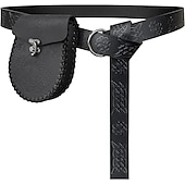 abordables Accesorios y más-Medieval Cinturón Vikingo Unisexo Celta Vikingo Víspera de Todos los Santos Carnaval Rendimiento Fiesta LARP Adulto Cinturón Maleta