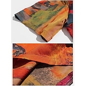 halpa Tulosta kukkamekot-Naisten Tpaitamekko Väljä mekko Poltettu oranssi mekko Pitkä mekko Maxi mekko Oranssi Apila Lyhythihainen Painettu Painettu Kevät Kesä Tiukka pyöreä kaula-aukko Vintage Päivittäin Loma 2023 M L XL