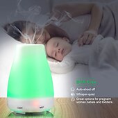 cheap Humidifiers &amp; Dehumidifiers-Portable Colorful Lights H2o Spray Cool Mist Humidifier Double Wet Aroma Essential Oil Diffuser Usb Rechargable Minicar Home Air Humidifier
