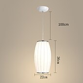 abordables Éclairages pour îlot-Pendentif LED cocon lustre lanterne conception pour café restaurant 110-240v