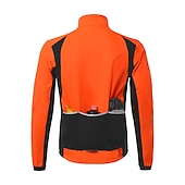 preiswerte Herrenjacken &amp; Gilets-Herren Fahrradjacke Radjacke Windschutz Fleecejacke Winter Warm Feuchtigkeitsableitung Atmungsaktivität Tasche auf der Rückseite Fahhrad Jacke Trainingsanzug MTB Mountain Rennrad Radfahren in der
