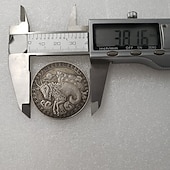 olcso photobooth kellékek-antik kézműves európai és amerikai tizenkét csillagkép emlékérmék ősi ezüst érmék tarot kívánó napisten emlékérmék deviza