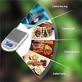 abordables Balances-Mini balance de briquet de poche 50g/100g/200g balances numériques de précision pour bijoux diamant rechargement cuisine 0.01g balance électronique de poids