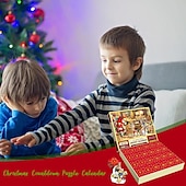cheap Advent Calendar-Jigsaw Puzzle Advent Calendar 2024-1008 Pieces Jigsaw Puzzle for Adult Kids,24 Days Countdown Calendar,The Birth of Jesus,Family Game Puzzle,Christmas Gift Idea for Teens