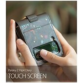 levne Pouzdra pro Samsung-telefon Carcasă Pro Samsung Galaxy Z Flip 7 Z Flip 6 Z Flip 5 Z Flip 4 Z Flip 3 Pouzdro na peněženku Magnetické s poutkem na zápěstí Slot pro kartu Retro TPU PU kůže