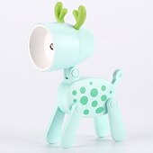 olcso Óvoda éjszakai fények-mini éjszakai lámpák led aranyos karácsonyi ajándék kreatív rajzfilm dinoszauruszok kutya és karácsonyi jávorszarvas összecsukható kis asztali lámpa elemmel