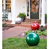 billige Utendørs dekorasjoner-juleballonger oppblåsbar leke juledekor utdørs leker god jul oppblåsbar ball oppblåsbar juleball ornament jul utendørs dekorasjon ball dekorasjon